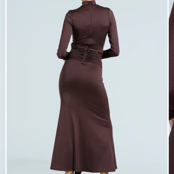 New Akira THE BEST ONE YET BROWN MAXI DRESS - Picture 10 of 17
